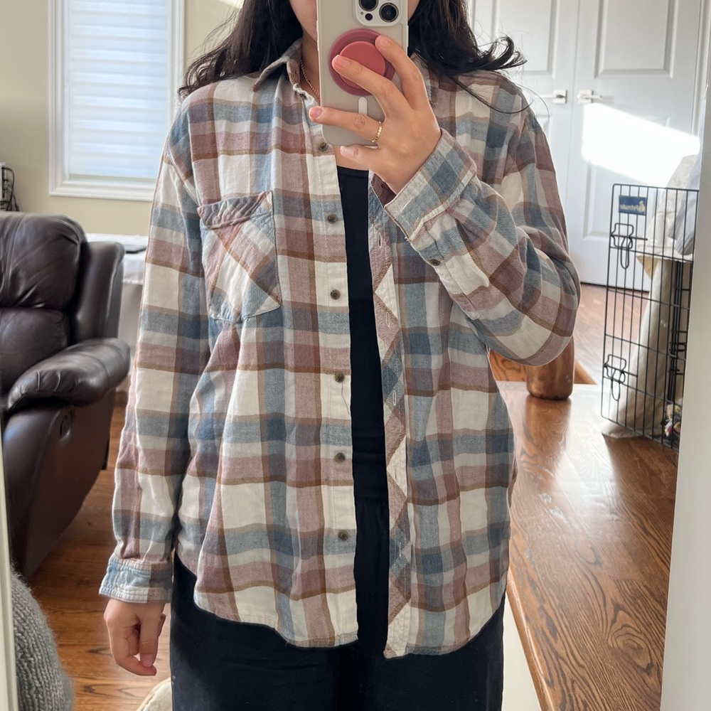 Aritzia Wilfred flannel shirt
